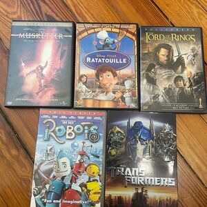 DVD Movie Collection - Action and Animation